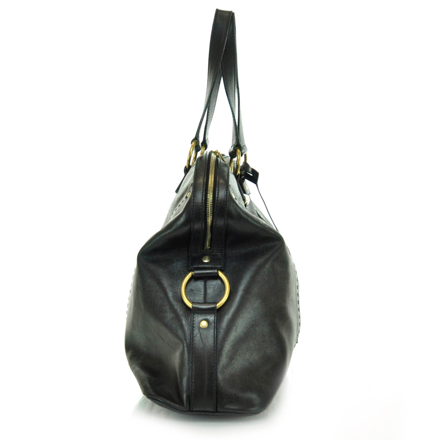 Saint Laurent Leather Oversized Muse Black 4 of 9