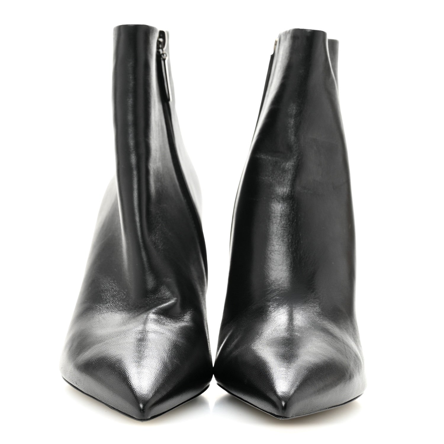 Saint Laurent Santiago Russo Kate 85 Zip Bootie 39 Black 3 of 8