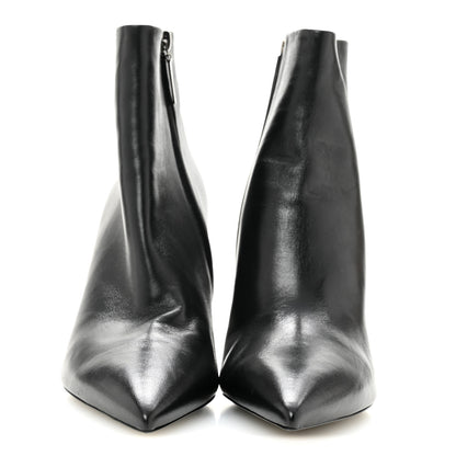Saint Laurent Santiago Russo Kate 85 Zip Bootie 39 Black 3 of 8