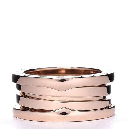 Bulgari 18K Rose Gold B.Zero1 Three-Band Ring 50 5.25 3 of 5