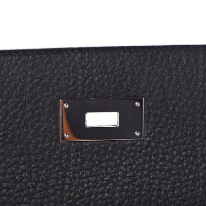Hermes Fjord Horseshoe Kelly Retourne 40 Black Rouge H 16 of 33