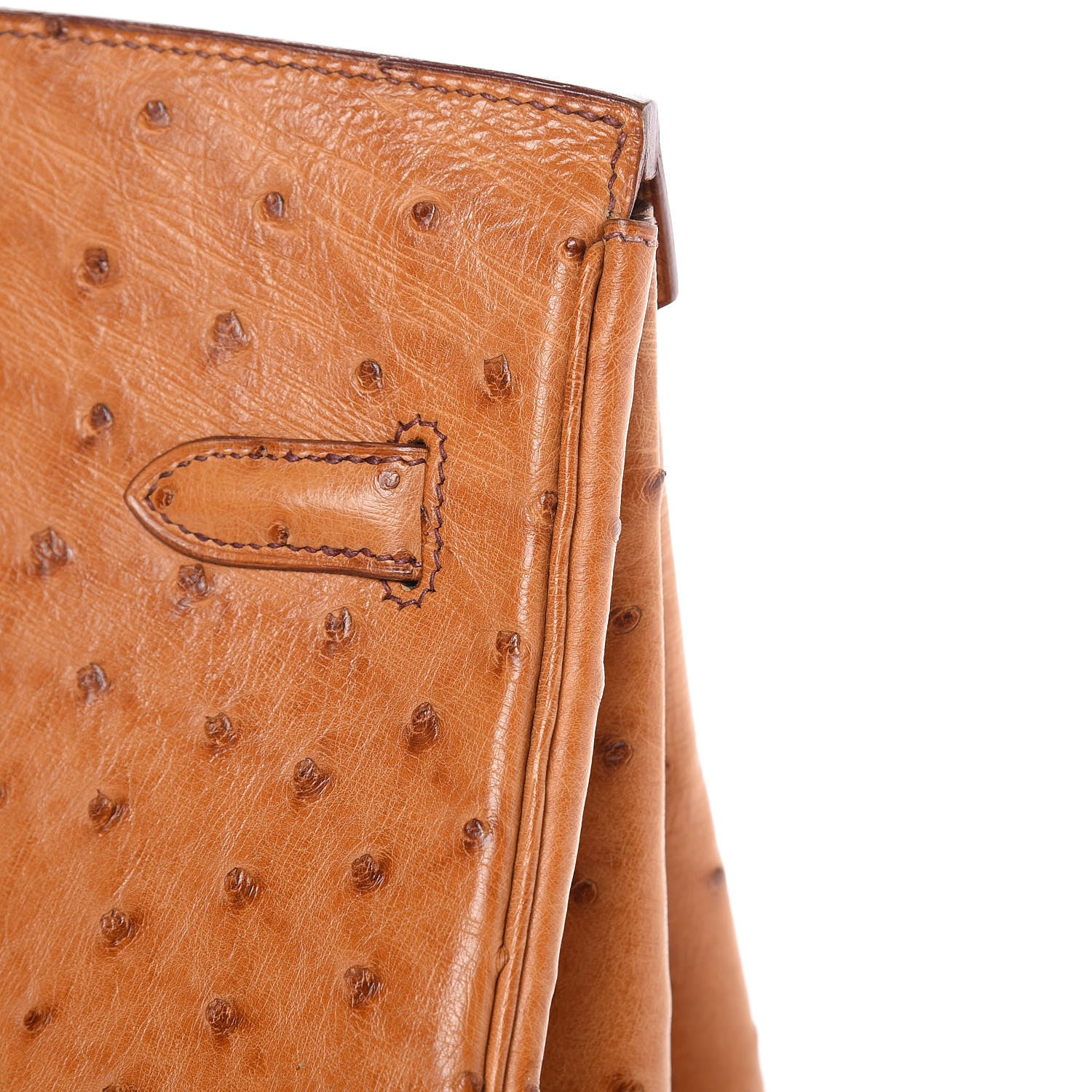 Hermes Ostrich Birkin 35 Gold 37 of 38