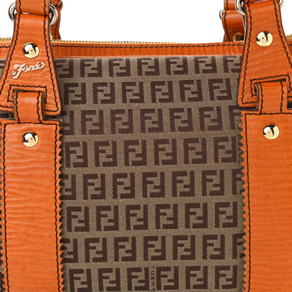Fendi Zucchino Boston Orange 8 of 13