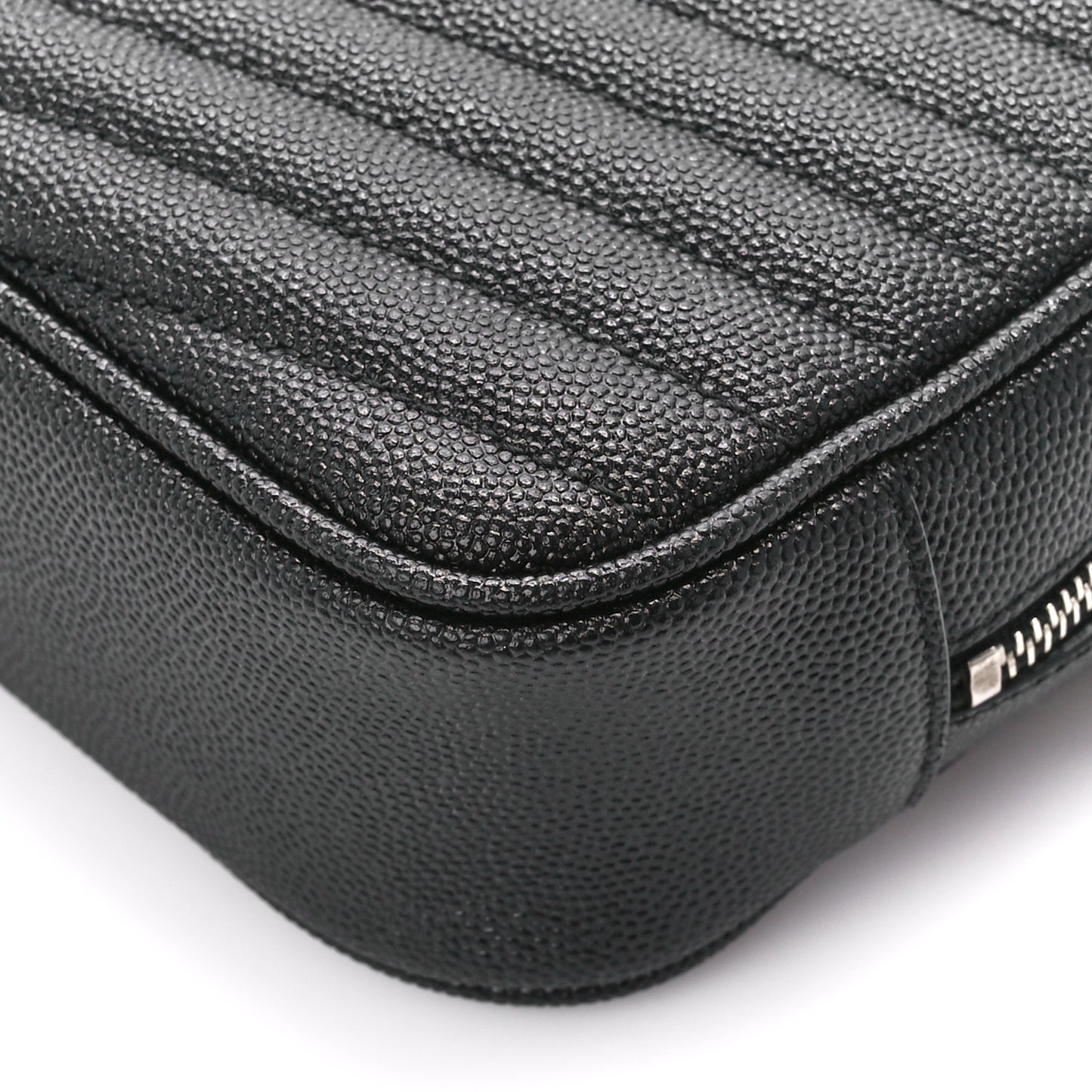 Grain De Poudre Matelasse Monogram Mini Lou Camera Bag Black