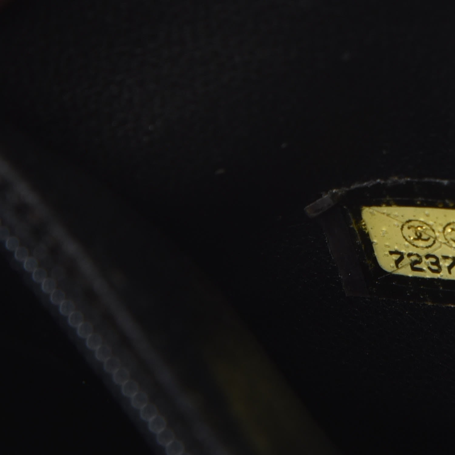 Chanel Calfskin Quilted Small Shoulder Bag Black Beige 7 of 9