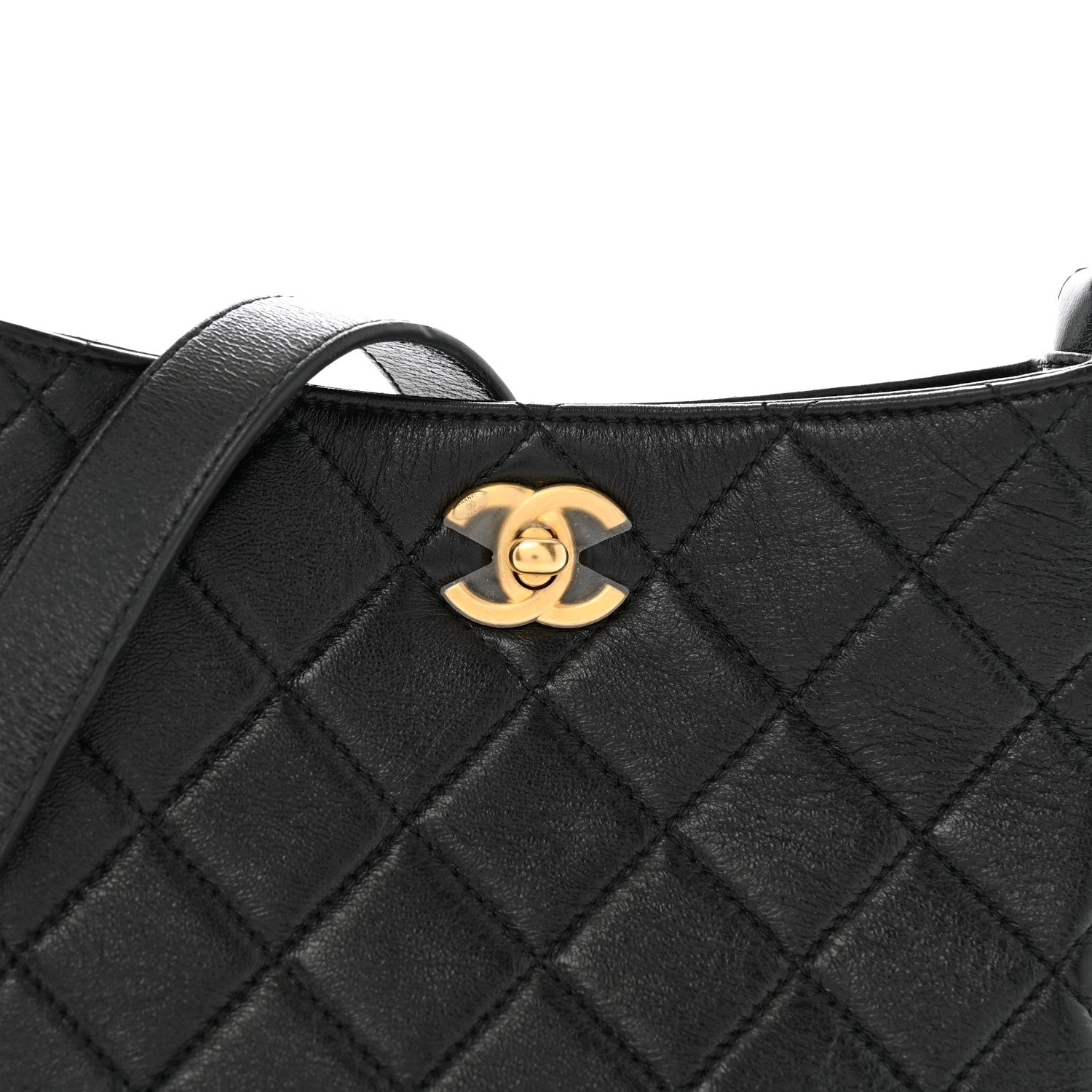 Chanel Lambskin Quilted Multi Chain Hobo Black 8 of 11