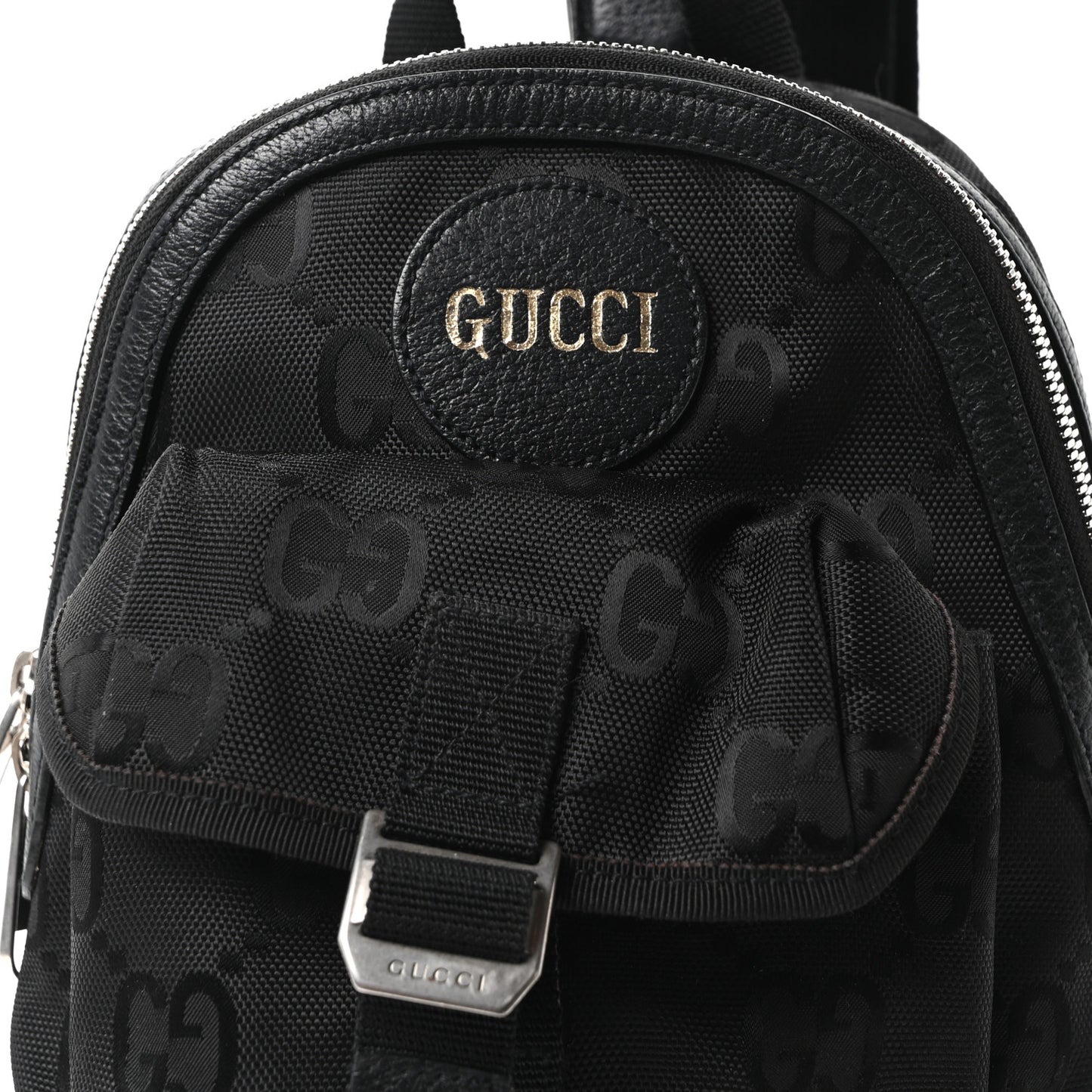 Econyl Nylon Monogram Off The Grid Sling Backpack Black