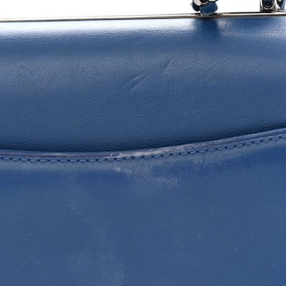 Chanel Calfskin Small Trendy CC Dual Handle Flap Bag Blue 12 of 21
