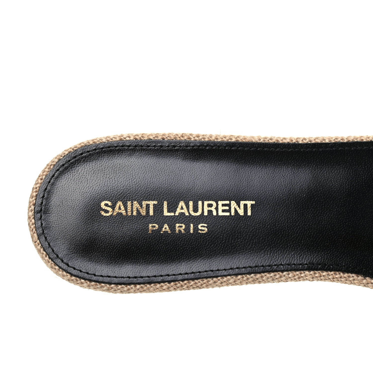 Saint Laurent Calfskin Nu Pied 05 Slide Sandals 41 Black 7 of 9