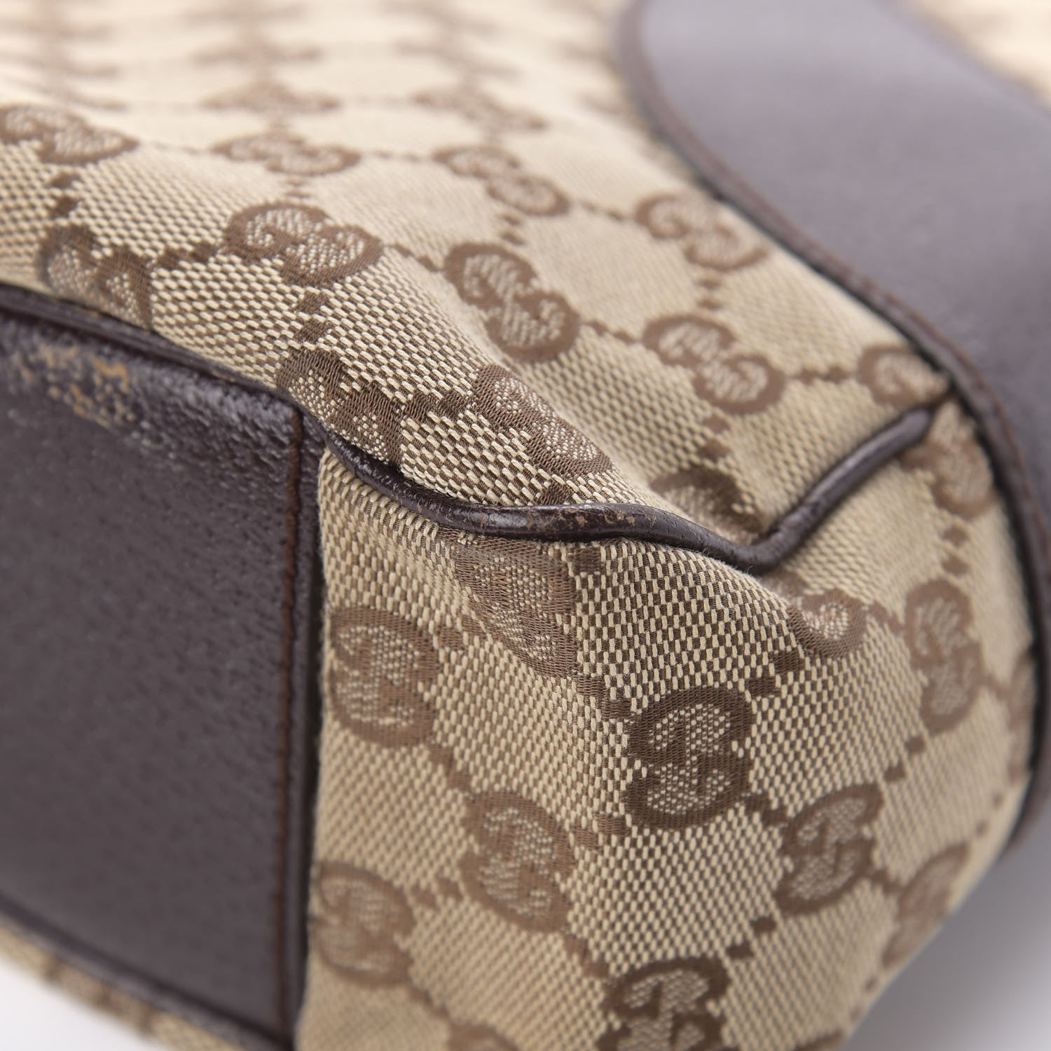 Gucci Monogram Shoulder Bag Dark Brown 13 of 14