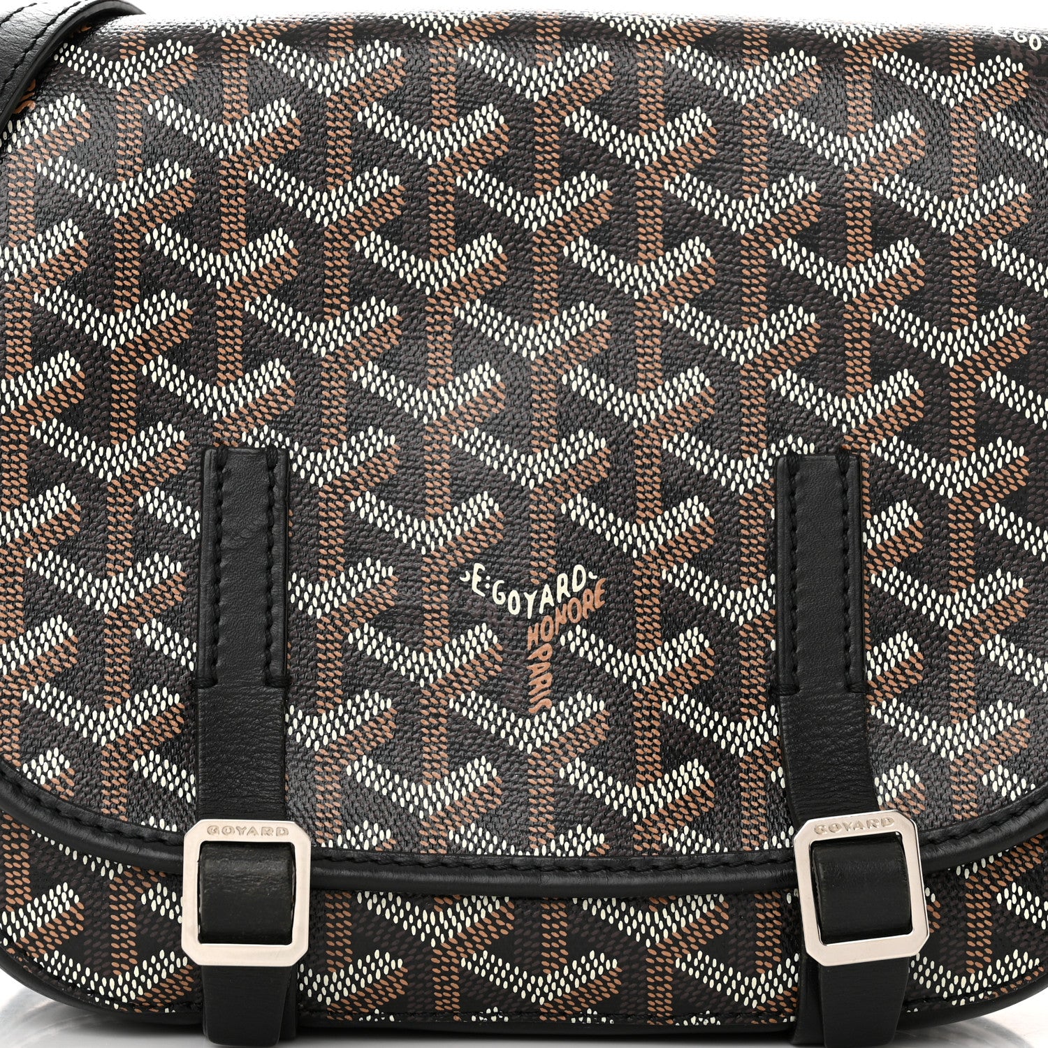 Goyard Goyardine Belvedere PM Messenger Bag Black 7 of 14