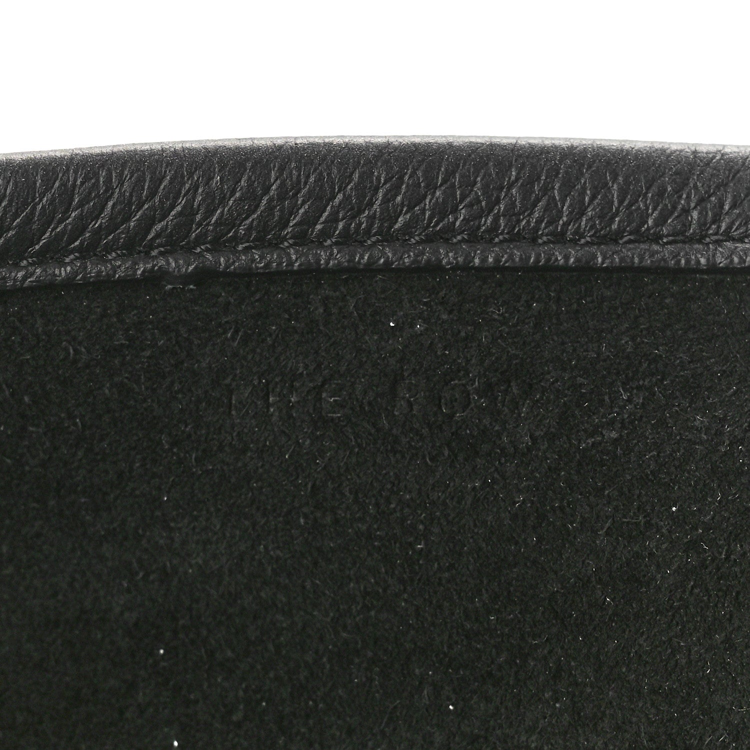 The Row Grained Calfskin Park Tote Three Black 7 of 12