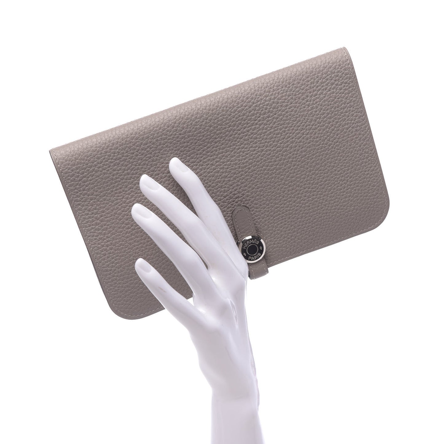 Togo Dogon Duo Wallet Gris Asphalte