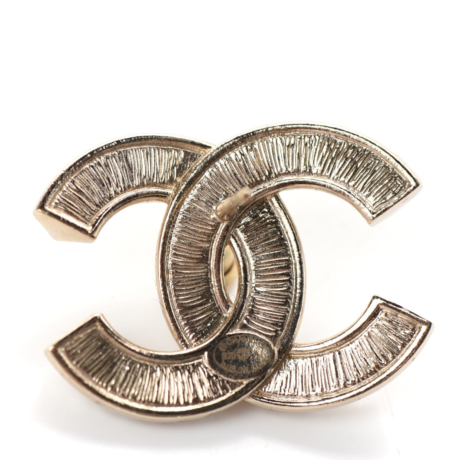 Chanel Crystal Pearl Chain Mania CC Earrings Gold 4 of 4