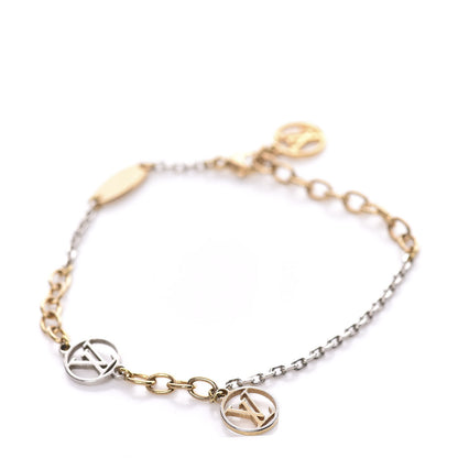 Louis Vuitton Logomania Bracelet Silver Gold 1 of 5