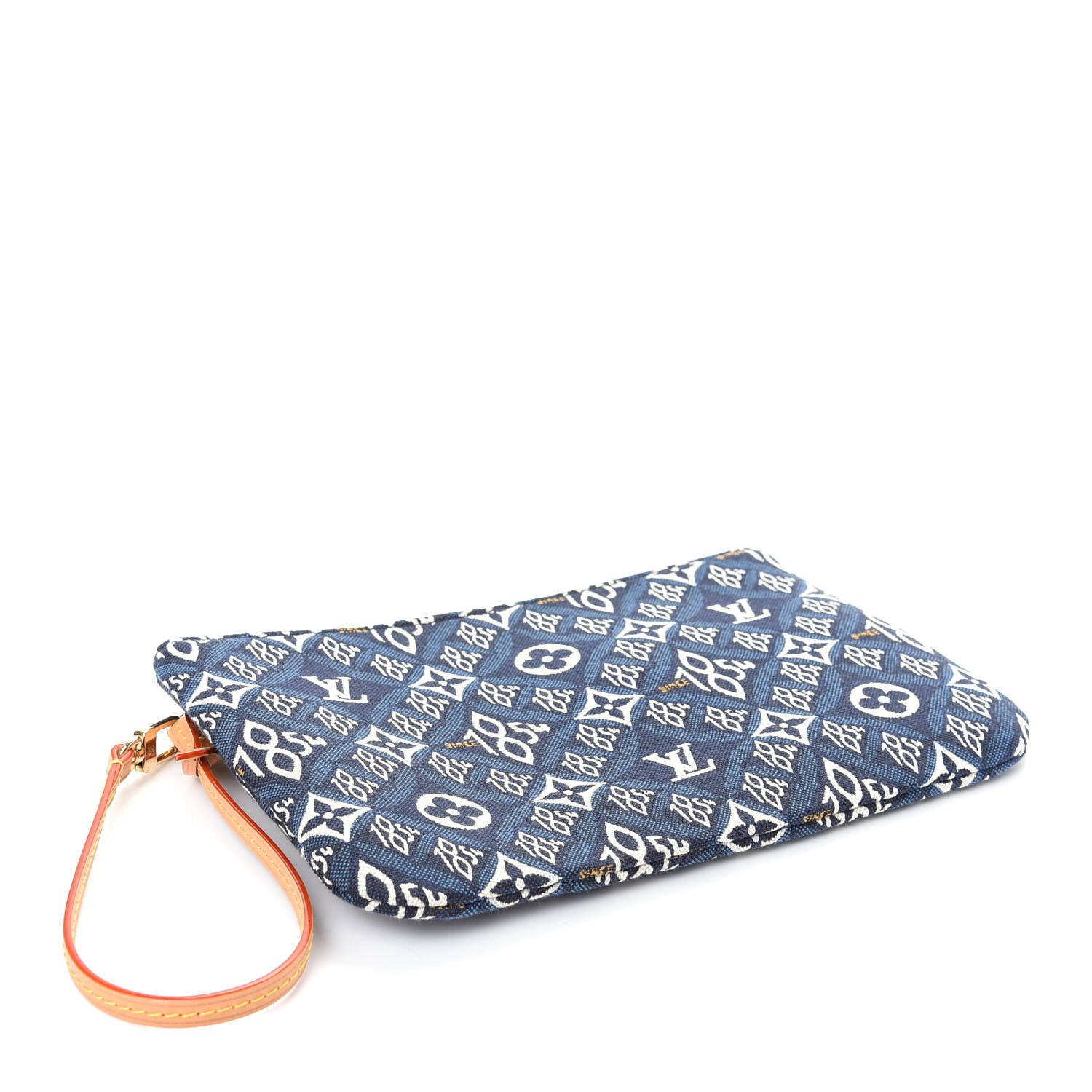 Louis Vuitton Jacquard Since 1854 Neverfull MM GM Pochette Blue 3 of 6