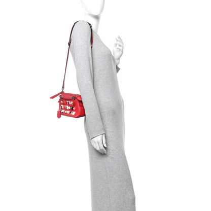 Fendi Vitello Dolce Studded Mini By The Way Boston Bag Fragola 2 of 10