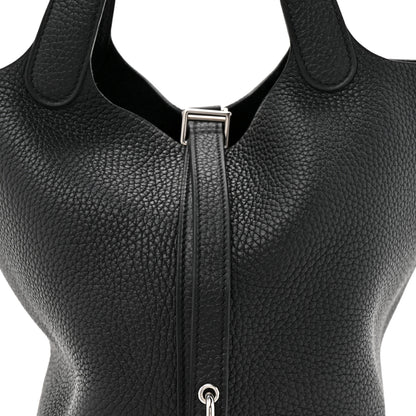 Hermes Taurillon Clemence Picotin Lock 18 PM Black 8 of 12