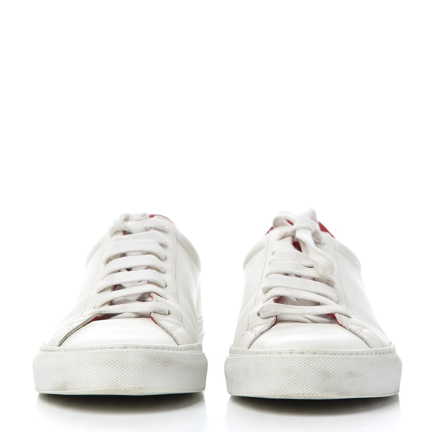 Givenchy Calfskin Womens Urban Street Sneakers 38 White Red 2 of 19
