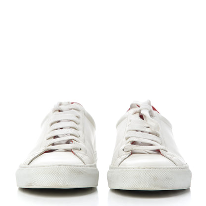 Givenchy Calfskin Womens Urban Street Sneakers 38 White Red 2 of 19