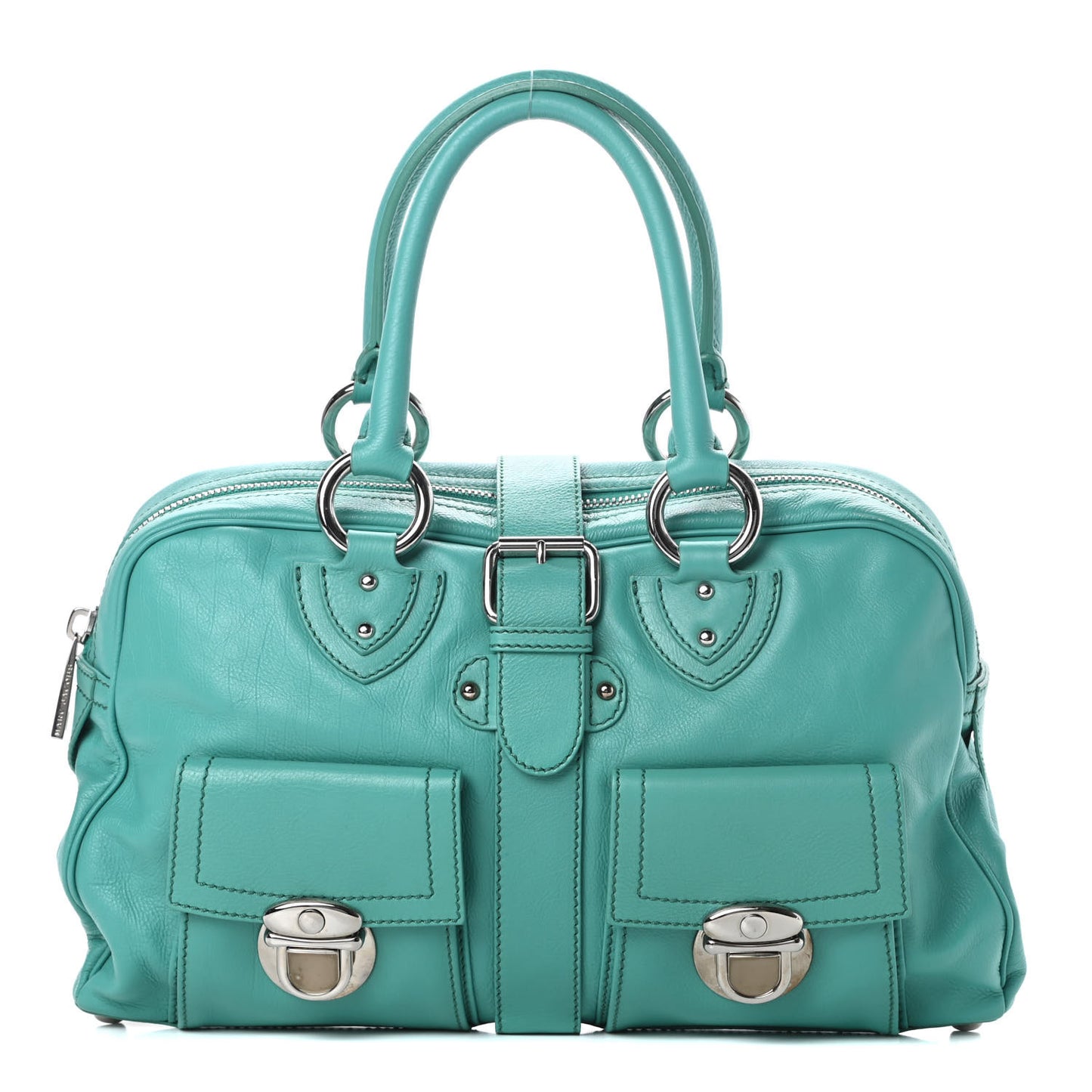 Calfskin Venetia Satchel Spearmint
