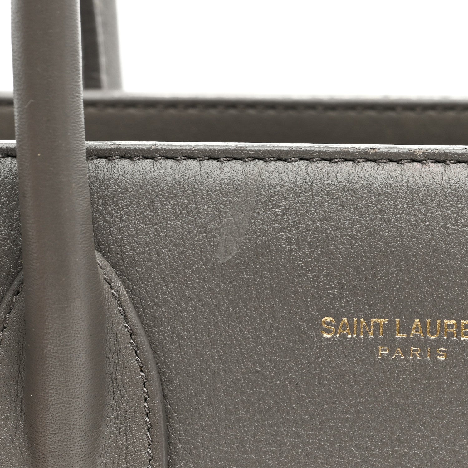 Saint Laurent Calfskin Baby Sac De Jour Fog 7 of 9