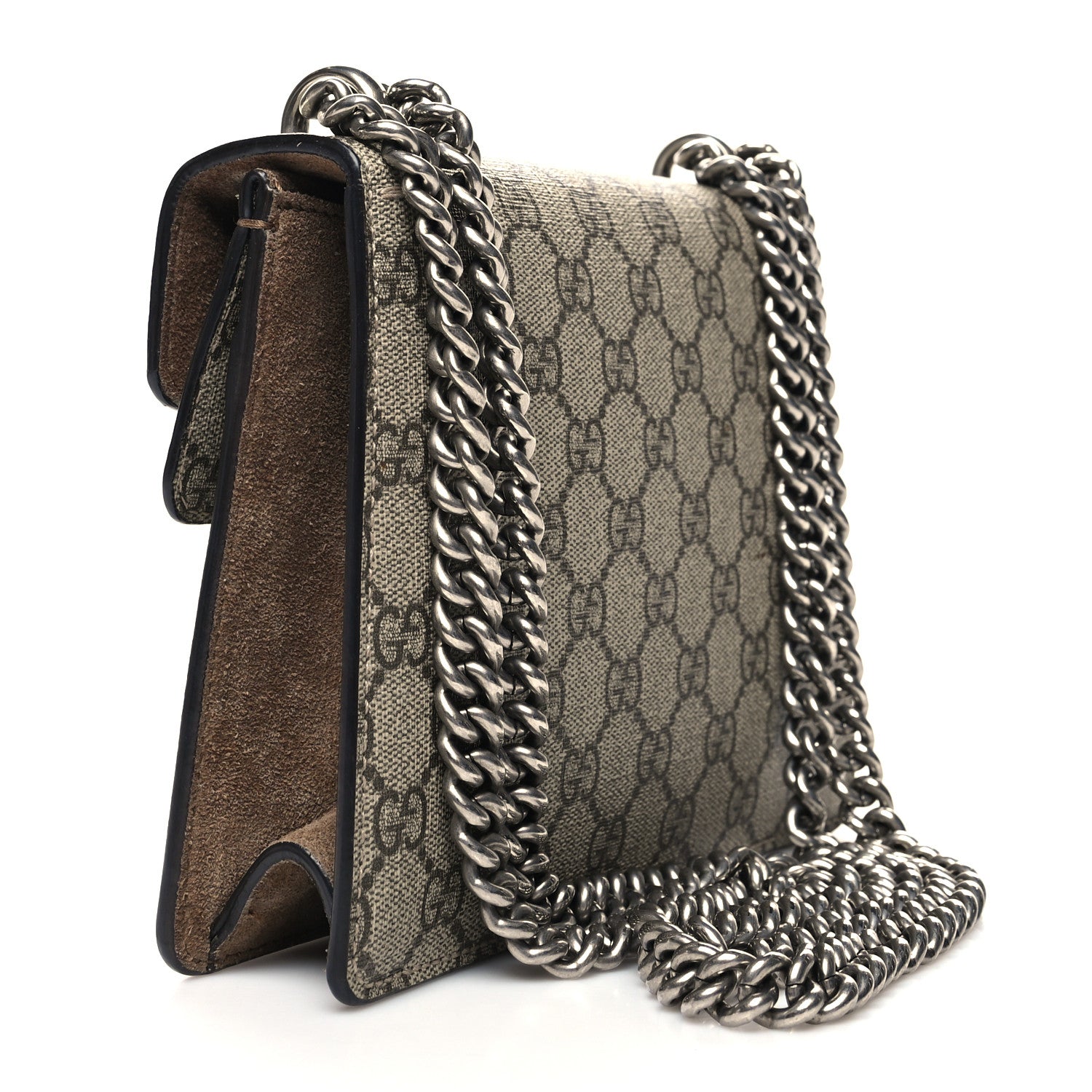 Gucci GG Supreme Monogram Mini Dionysus Shoulder Bag Taupe 3 of 12