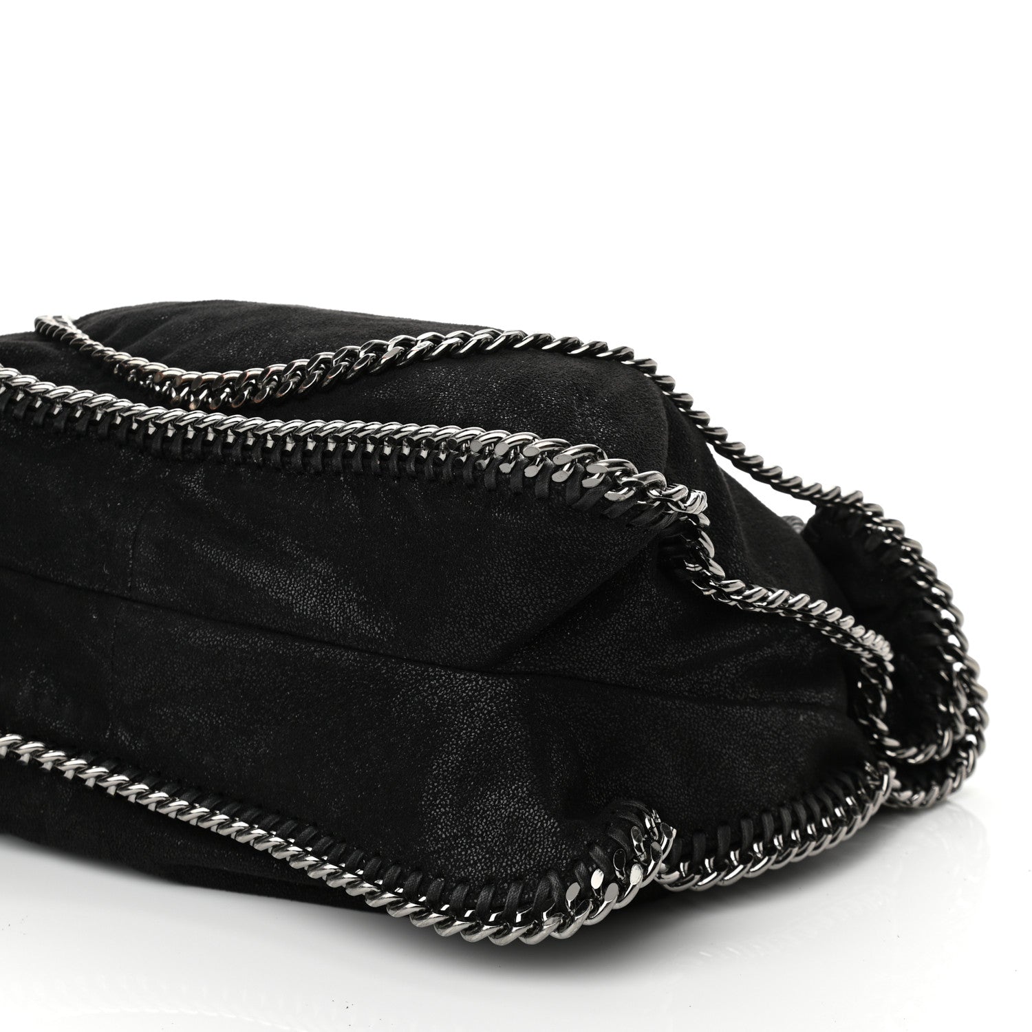 Stella McCartney Shaggy Deer Big Falabella Tote Black 9 of 9