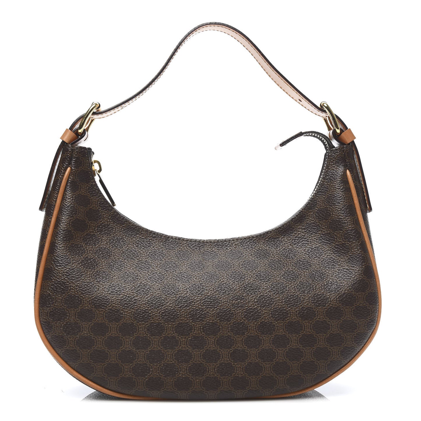 Celine Canvas Calfskin Macadam Hobo Shoulder Bag 643241 – FASHIONPHILE 