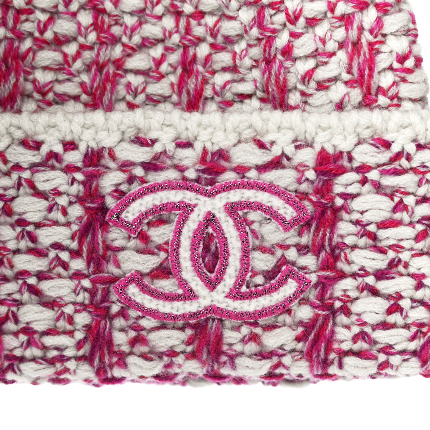 Cashmere CC Beanie Hat Pink Beige