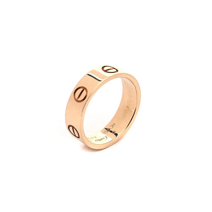 Cartier 18K Yellow Gold 5.5mm LOVE Ring 54 6.75 5 of 5