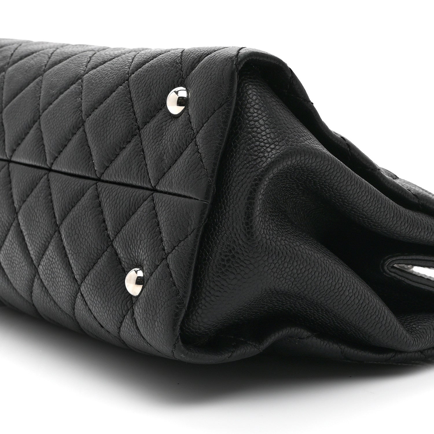 Chanel Caviar Quilted CC Timeless Soft Tote Black 10 of 10