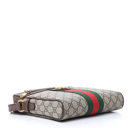 Gucci GG Supreme Monogram Web Small Ophidia Messenger Bag Brown 4 of 10