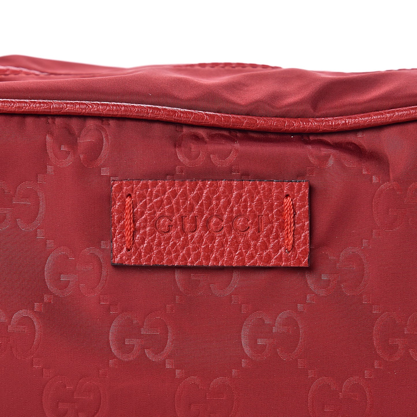 Nylon Monogram Dolmias Pouch Vibrant Red