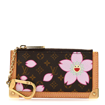 Louis Vuitton Monogram Cherry Blossom Key Pouch Brown 1 of 8