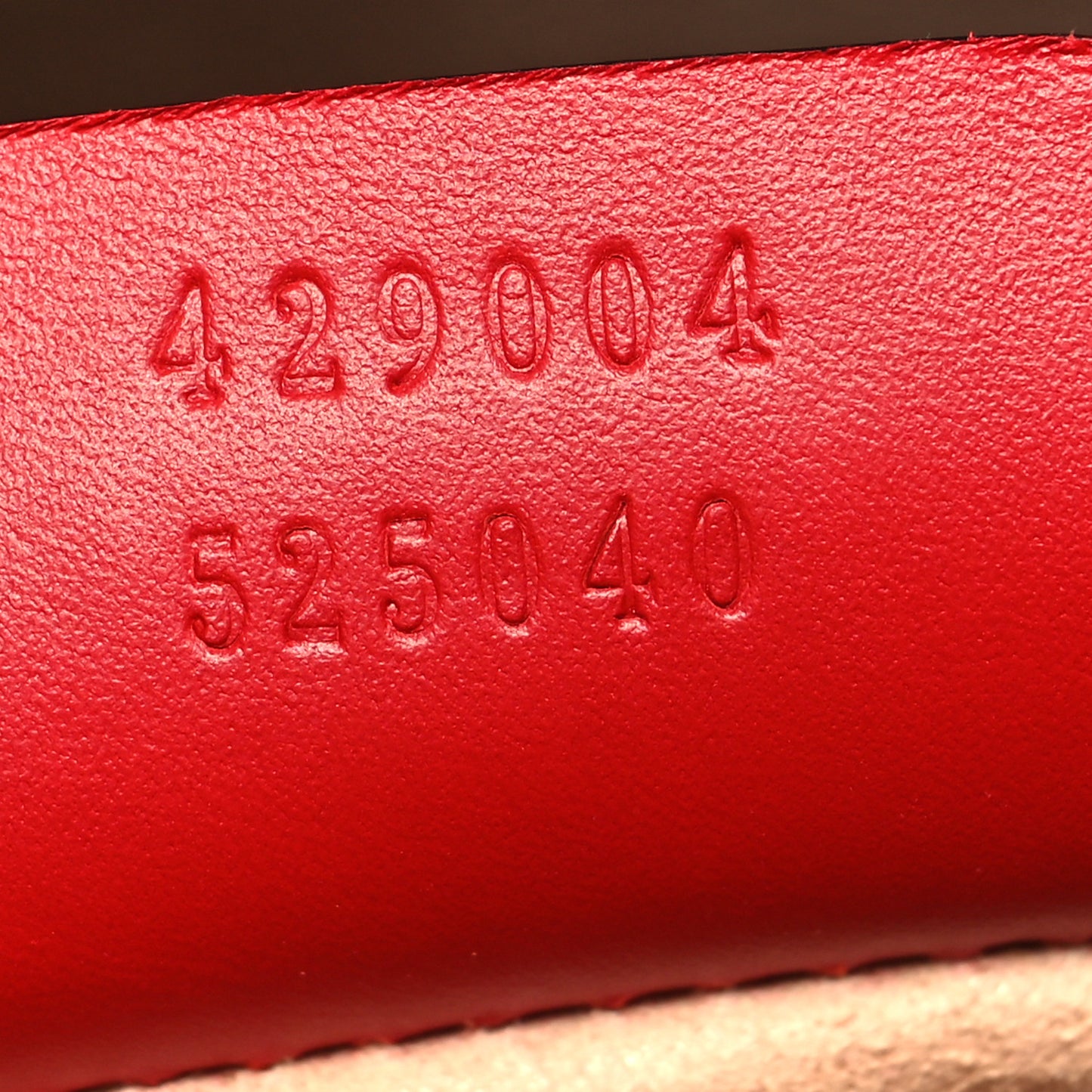 Calfskin Diamond GG Messenger Bag Red