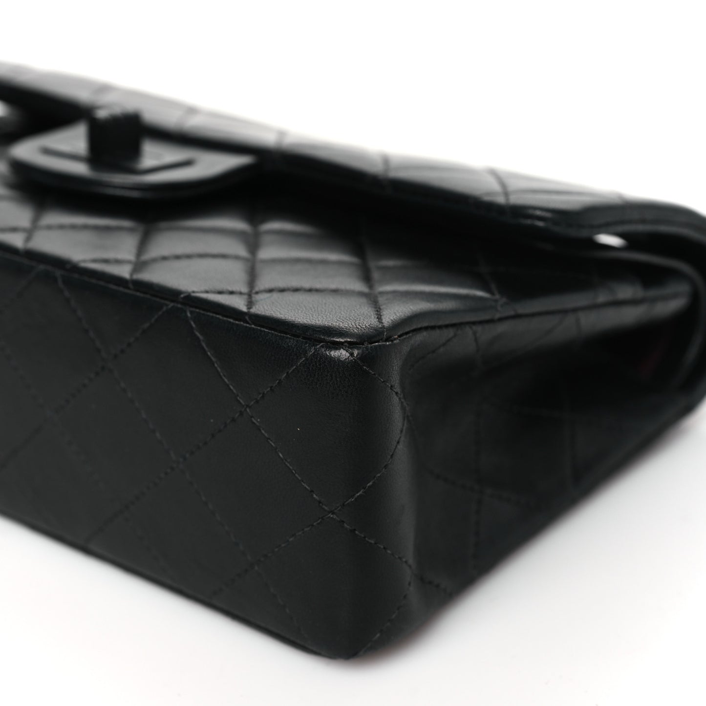Lambskin Quilted 2.55 Reissue 225 Flap So Black