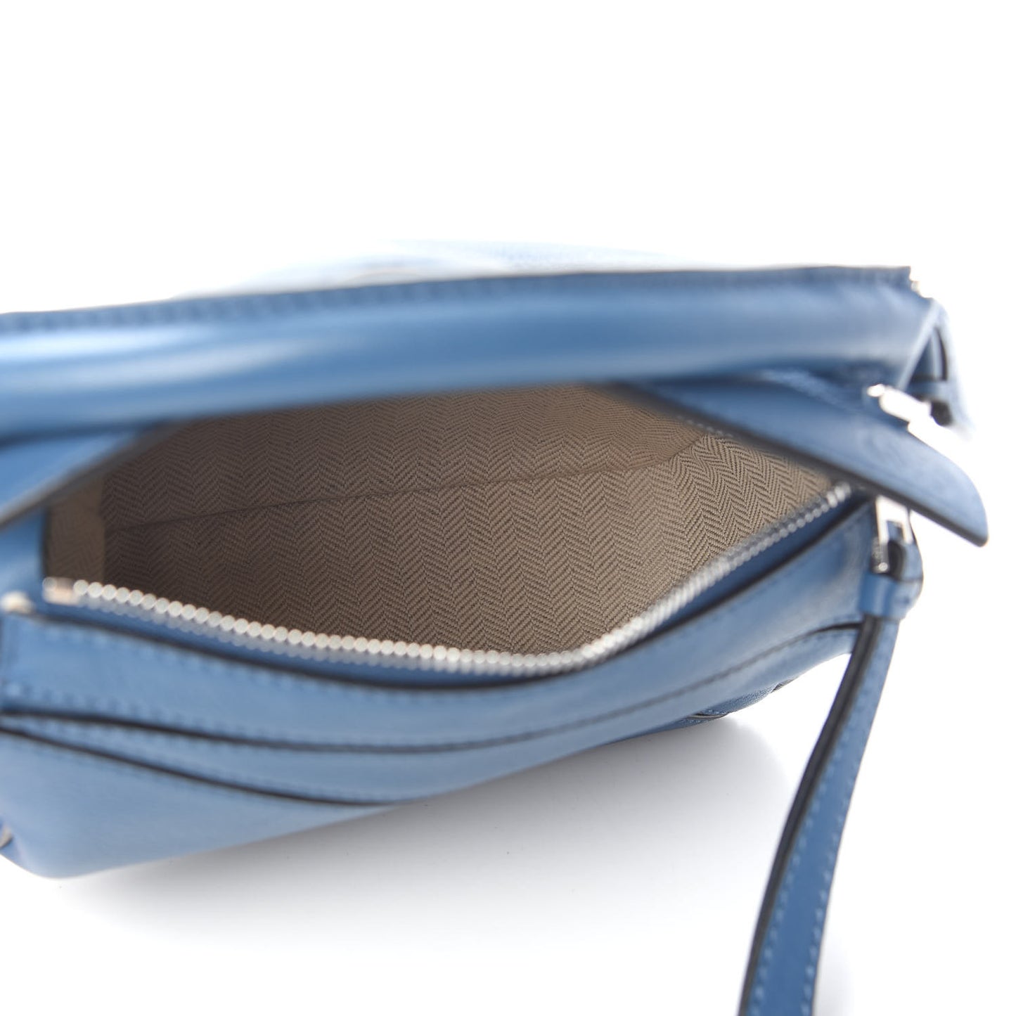 Calfskin Mini Puzzle Bag Blue