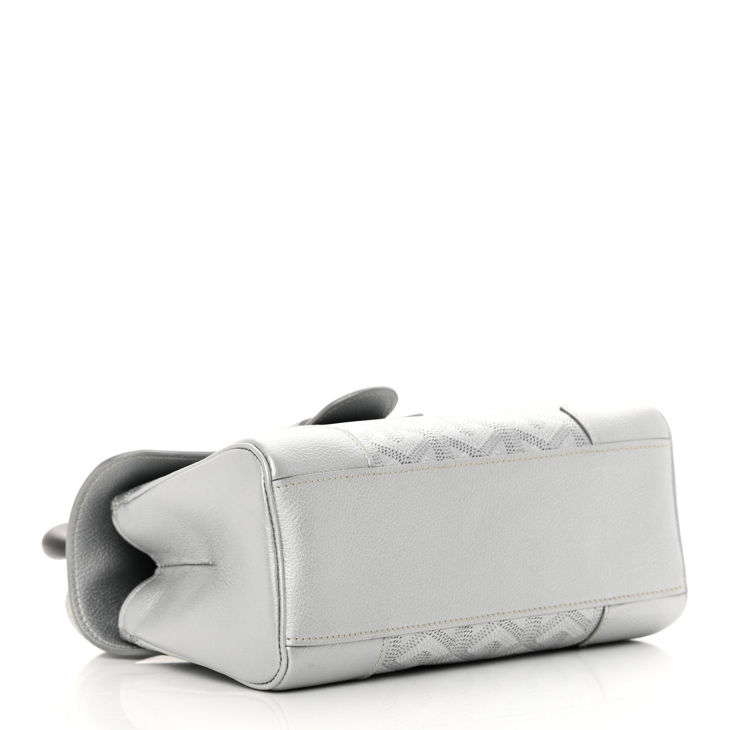 Goyardine Precious Metals Mini Saigon Silver