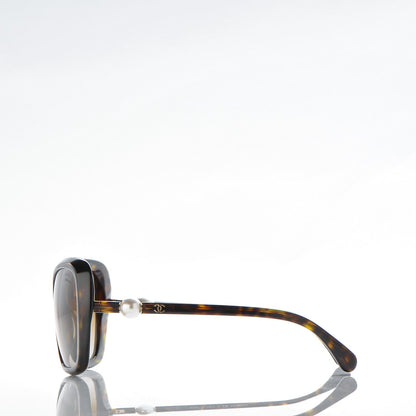 Chanel CC Pearl Sunglasses 5303-H Tortoise 3 of 8