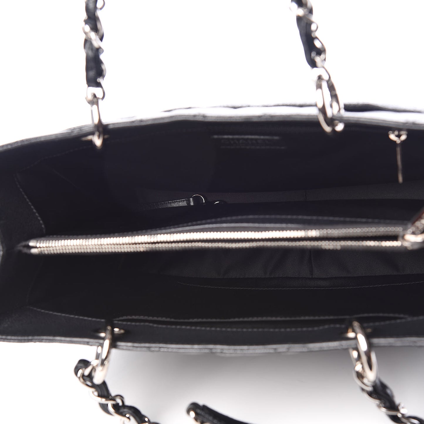 Caviar Quilted Grand Shopping Tote GST Black