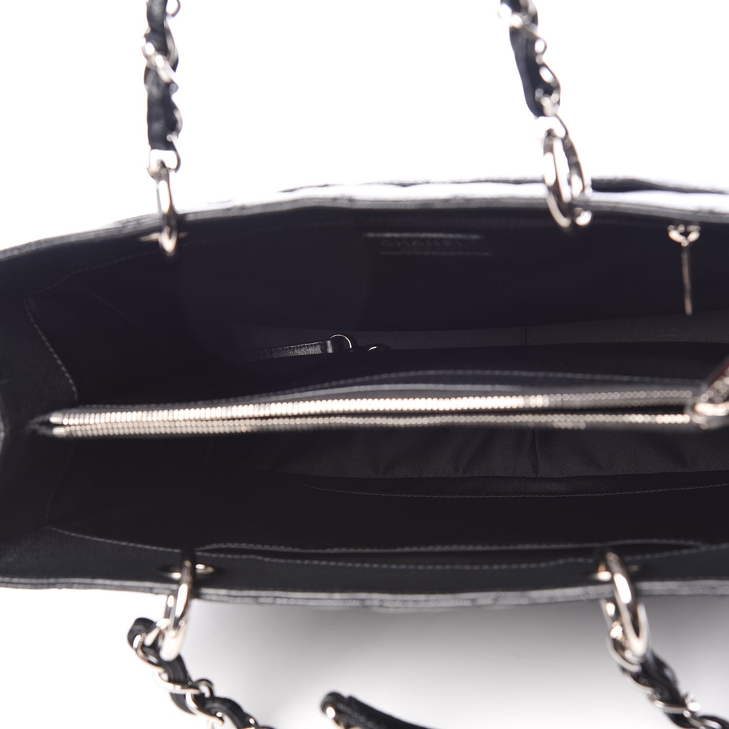 Chanel Caviar Quilted Grand Shopping Tote GST Black 4 of 12