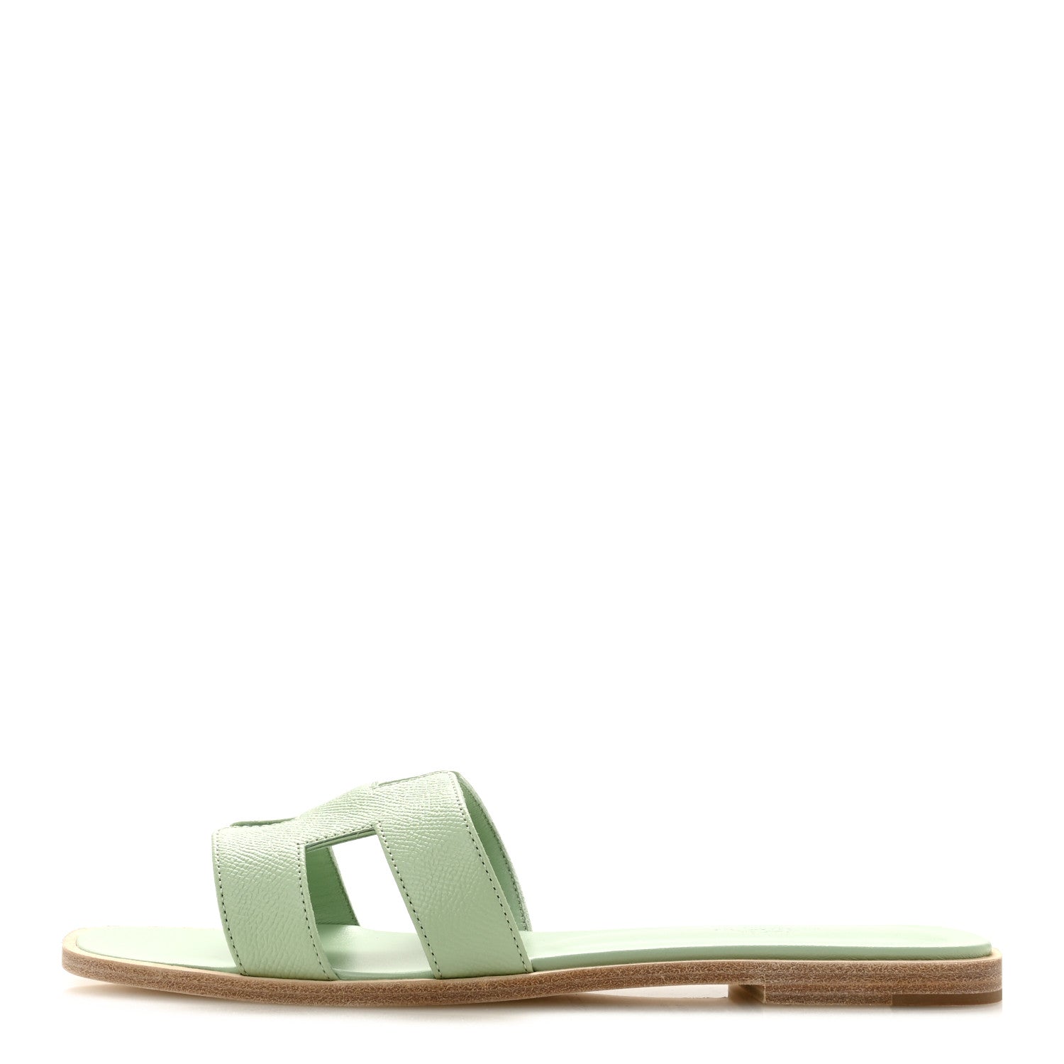 Hermes Epsom Oran Sandals 40 Vert Jade 1 of 10