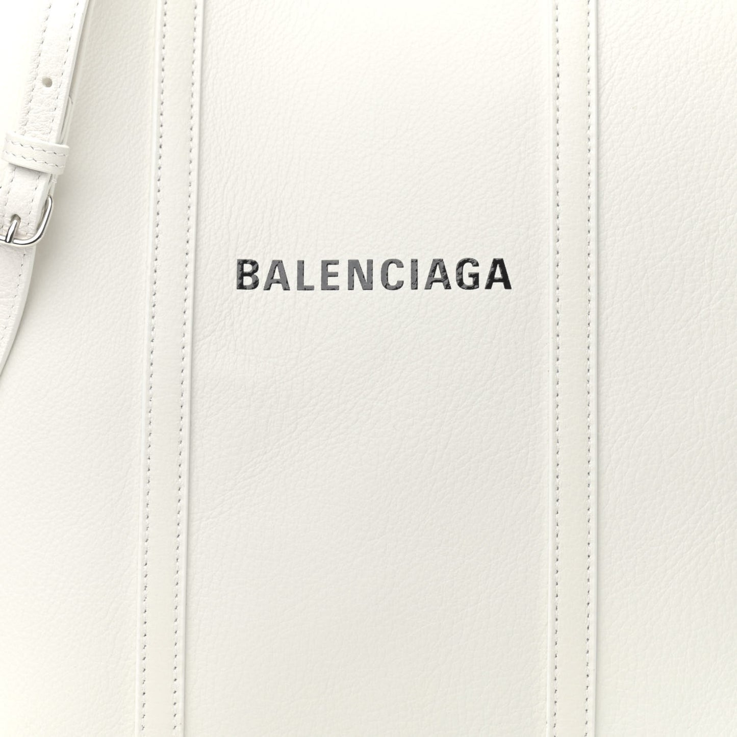 Smooth Calfskin Double Sided XXS Everyday Tote White Light Black