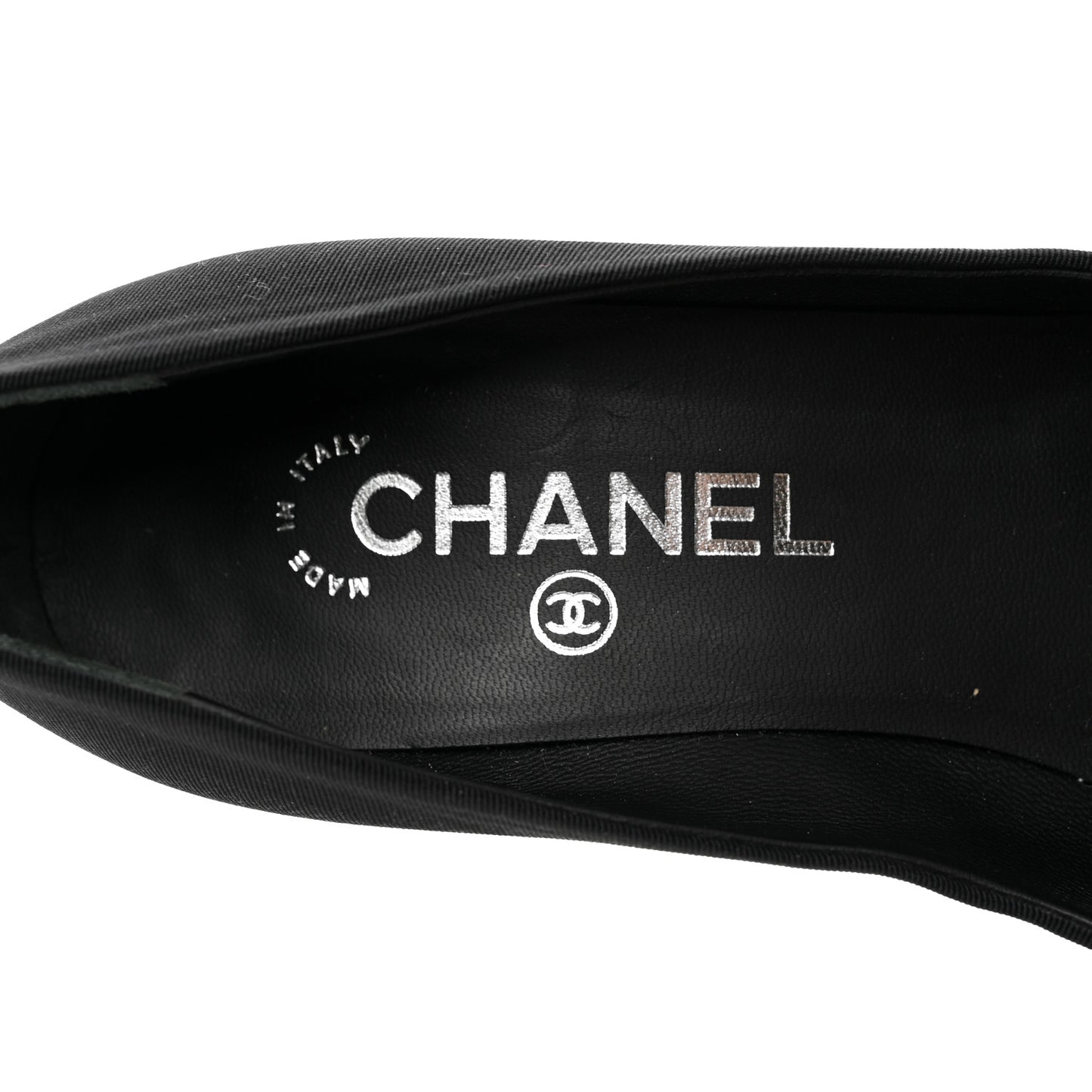 Cap Toe Pumps 37.5 Black Silver