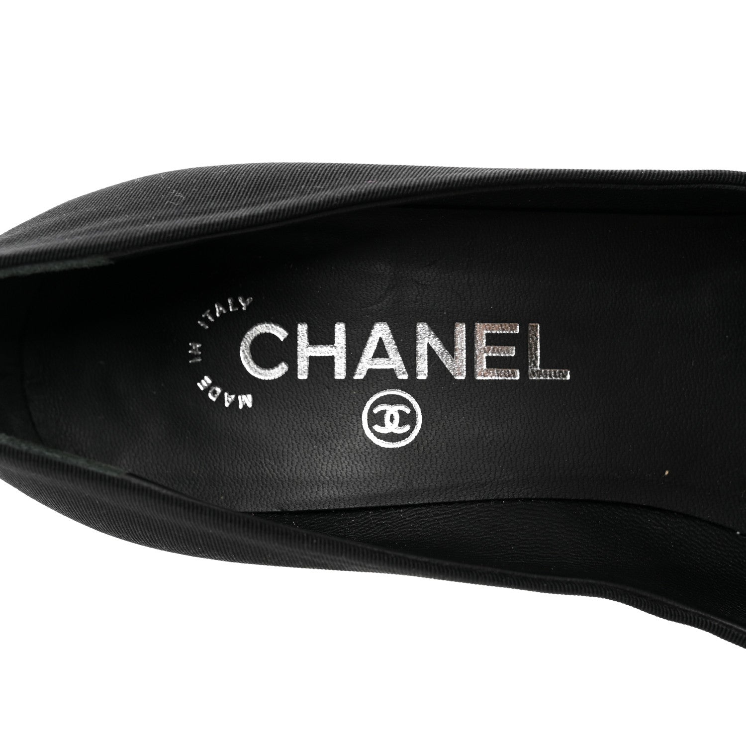 Chanel Cap Toe Pumps 37.5 Black Silver 7 of 9
