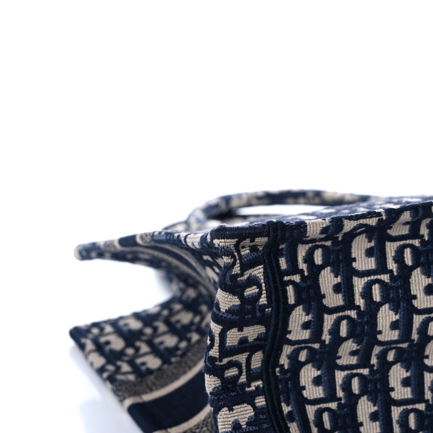 Christian Dior Oblique Medium Book Tote Blue Multicolor 9 of 11