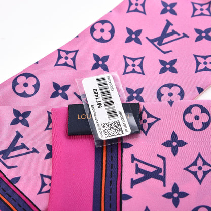 Louis Vuitton Silk Monogram Superstition Bandeau Rose 4 of 4