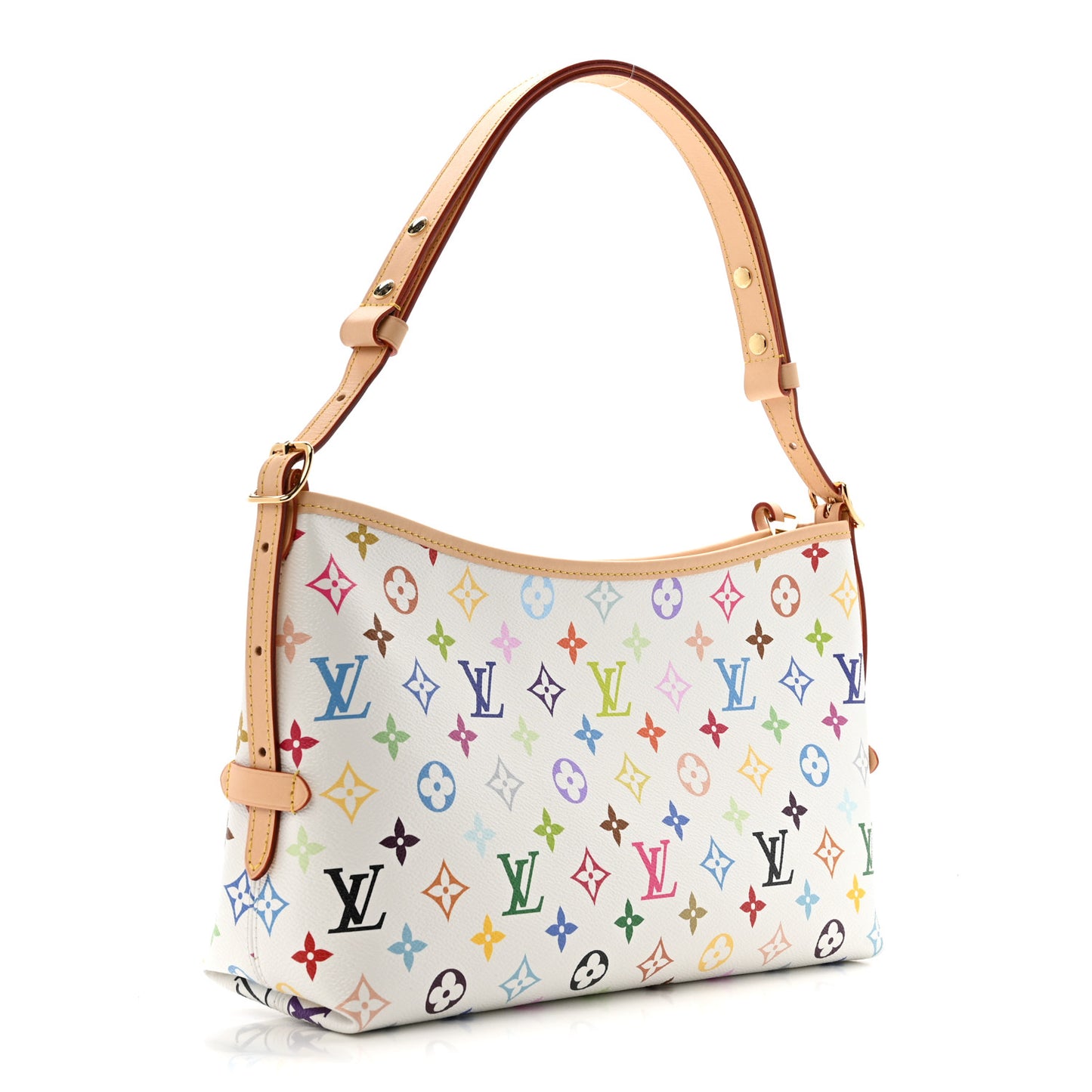 LV X TM Monogram Multicolor CarryAll East West White