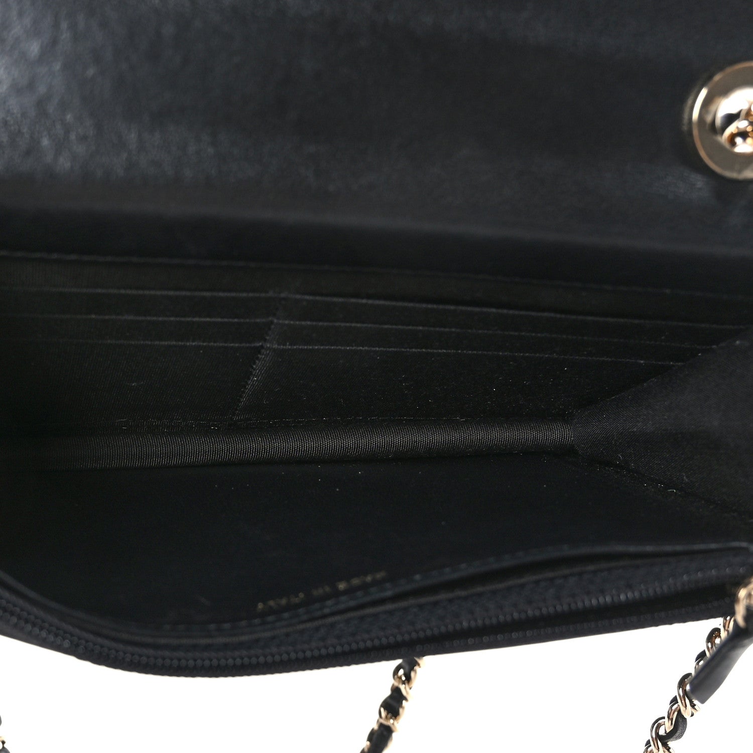 Chanel Lambskin Quilted Trendy CC Wallet On Chain WOC Black 5 of 10